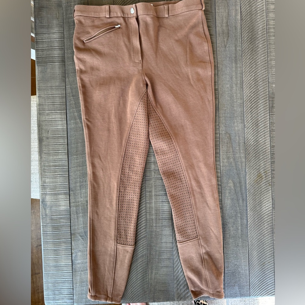 Horze Brown Equestrian Riding Pants Women’s Size 30